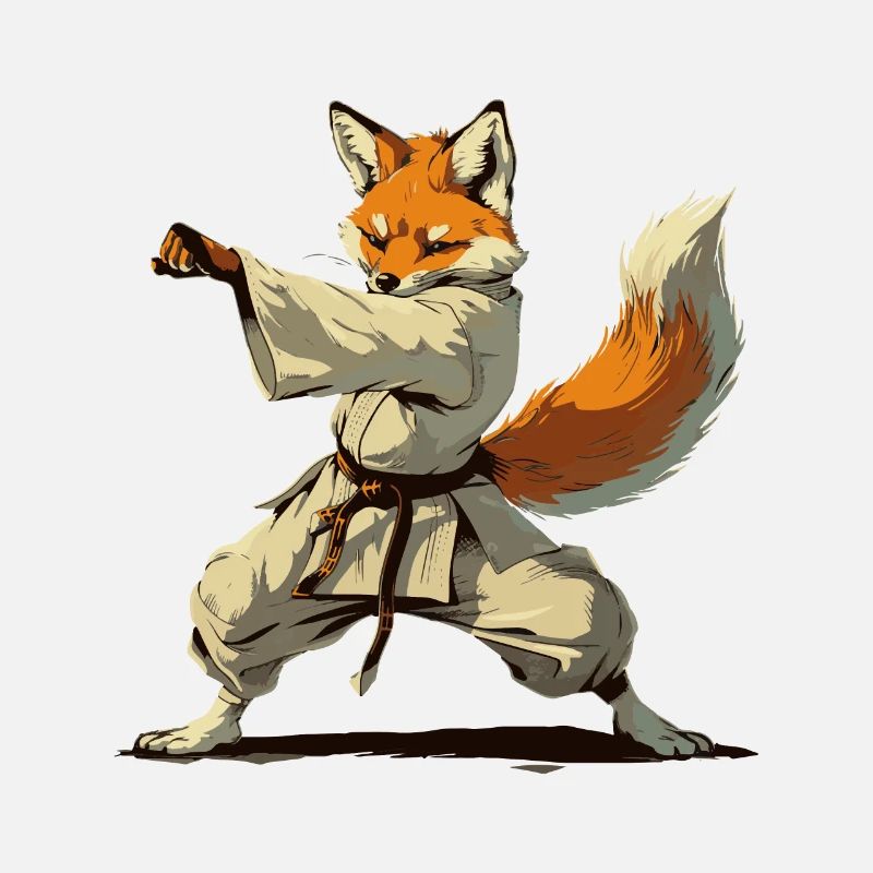 Fox Aikido Martial Arts Gift