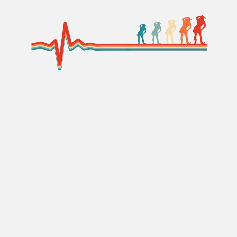 Rythme cardiaque de l’ECG de danse en ligne