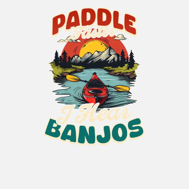 Kayak Paddle Plus vite, j’entends des banjos