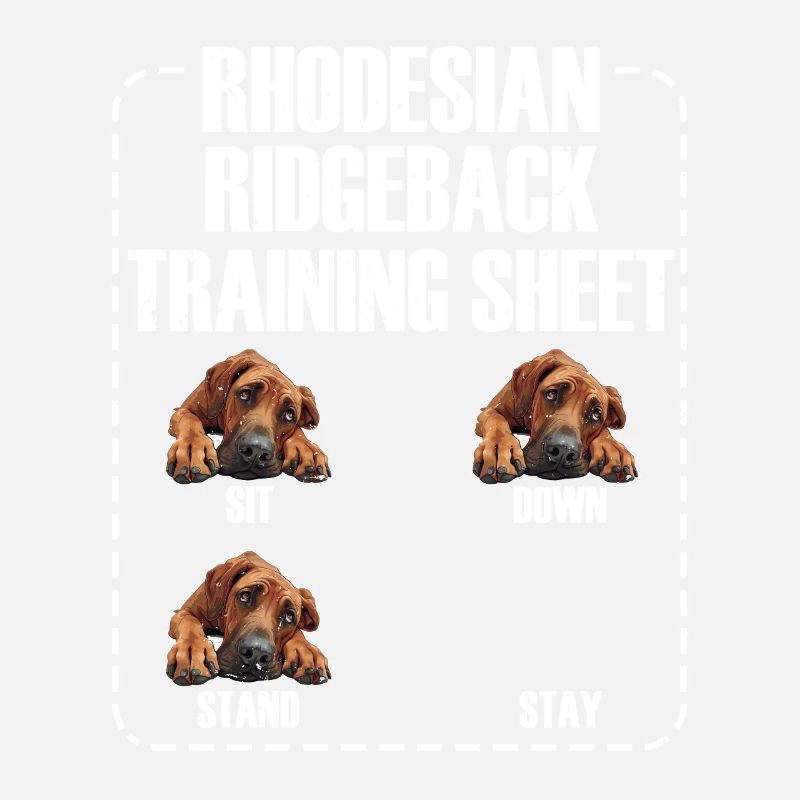 RHODESIAN RIDGEBACK TRAINING SHEET Ridgeback