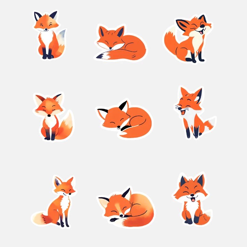 Petits renards - Renards mignons