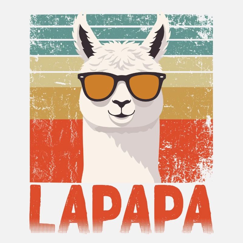 Lapapa Lustiger Lama Vater Perfekter Style