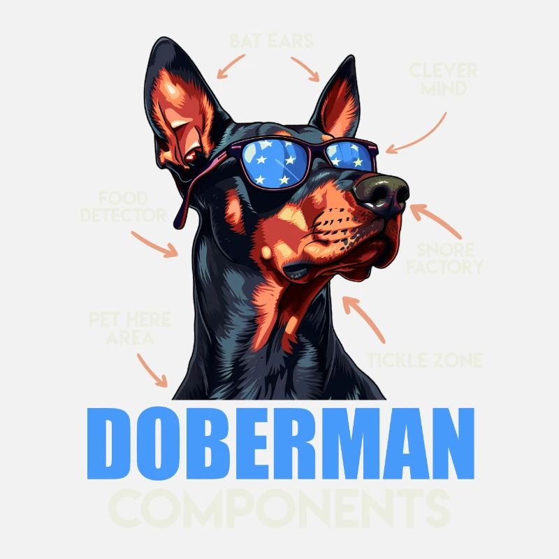 COMPOSANTS DU DOBERMANN Anatomie Doberman