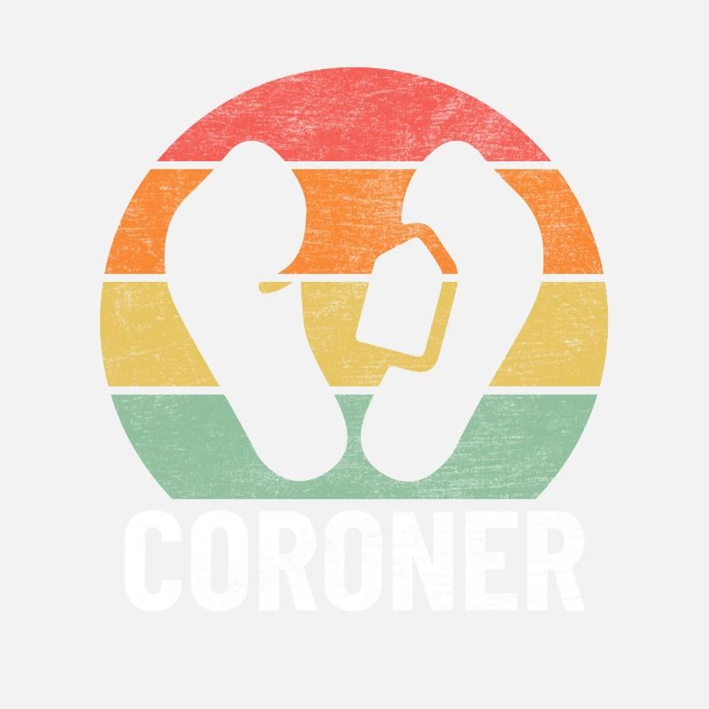 Coroner Retro Funny Forensic Deputy Coroner