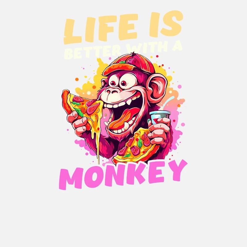 Monkey Lover Life Better With Monkey
