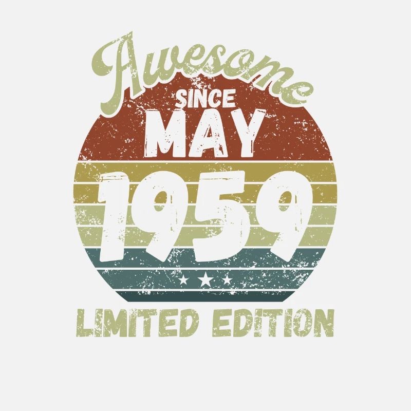 Awesome since May 1959 - Geburtstag