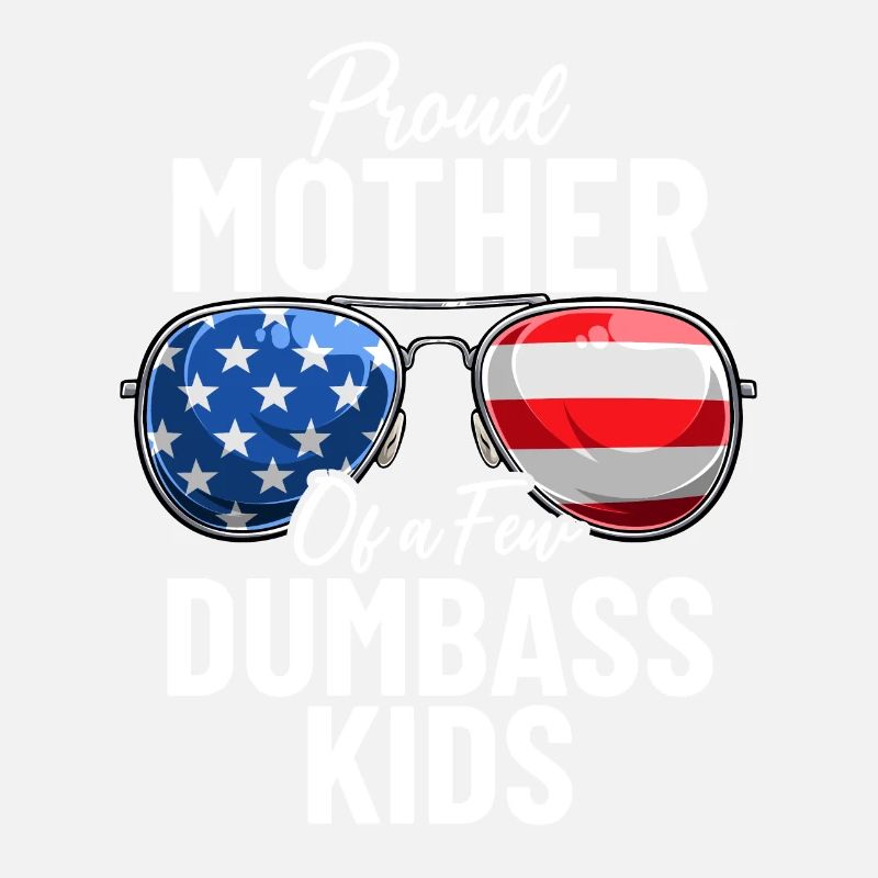 Stolze Mutter Von Ein Paar Dummen Kindern Lustig USA