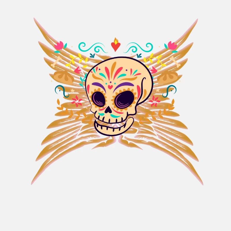 Funky Skull Colorful Mix
