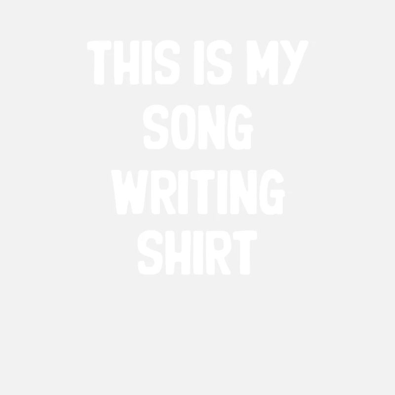 C’est ma chemise d’écriture de chansons Guitariste de karaoké
