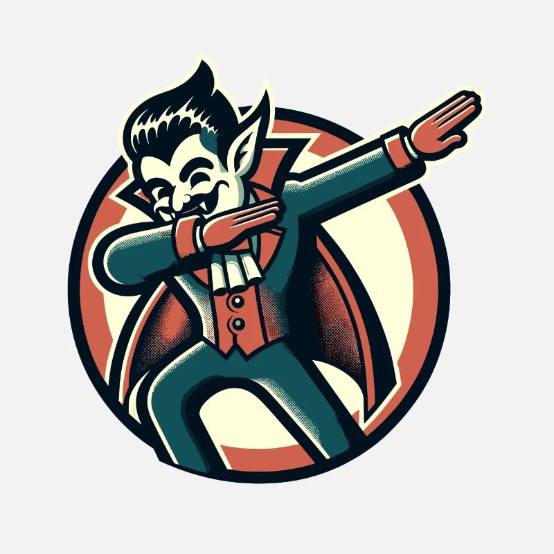 Dabbing Vampire Funny Dabbing Design