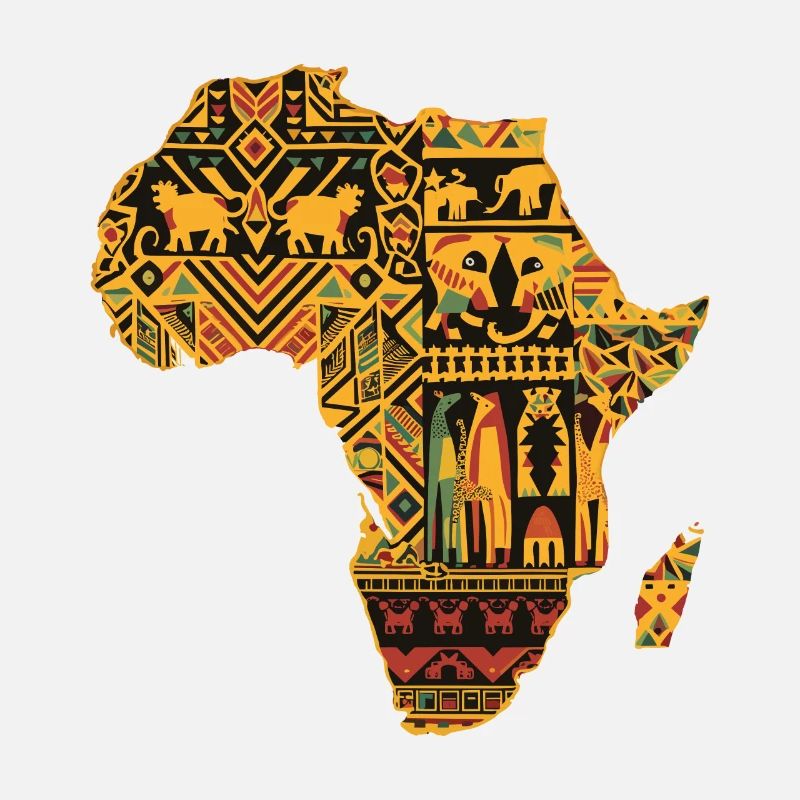 Couleur vive Africaine