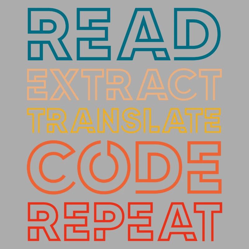 read extract translate code repeat Design for a
