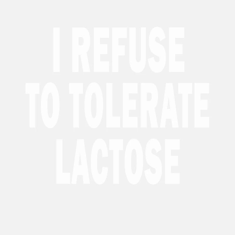 Je refuse de tolérer le lactose Intolérance au lactose