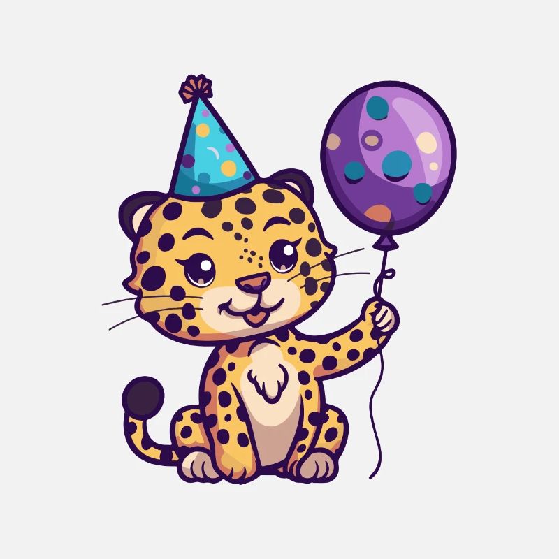 Bébé d’anniversaire léopard