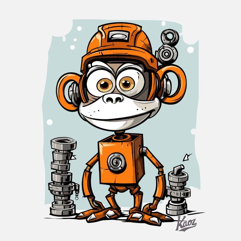 The funny, funky robo-monkey