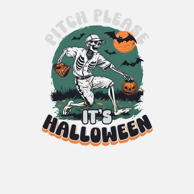 Halloween Baseball Pitch Please, It's Halloween!
