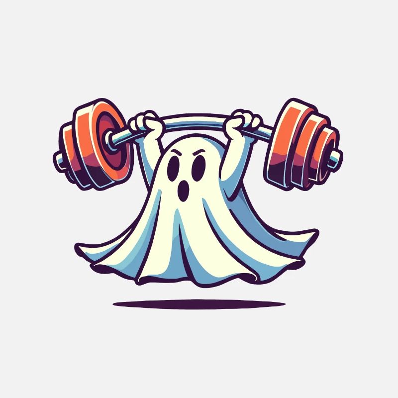 Musculation Ghost Drôle Gym Ghost