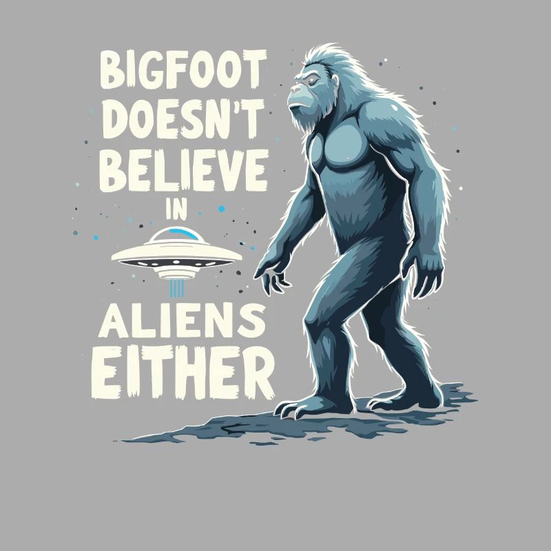 Bigfoot croyant Sasquatch Cryptide Créature de la forêt
