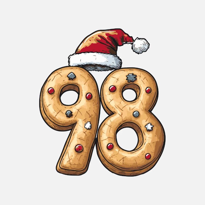 Biscuit de Noël à 98 chiffres