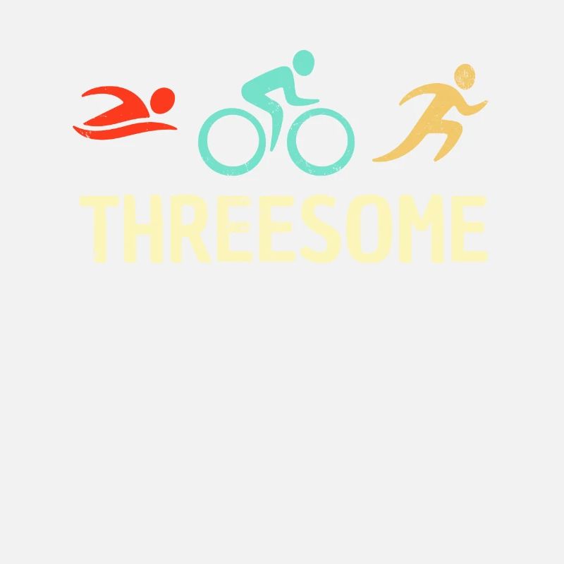 Funny Triathlon Retro Vintage Marathon Runner
