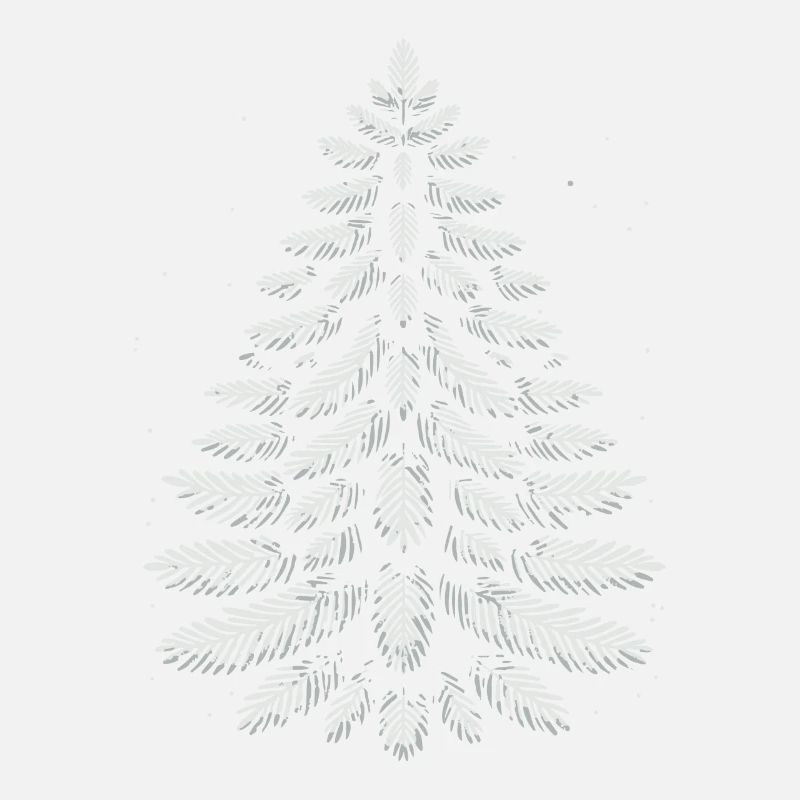 Stylish Christmas tree for festive mood