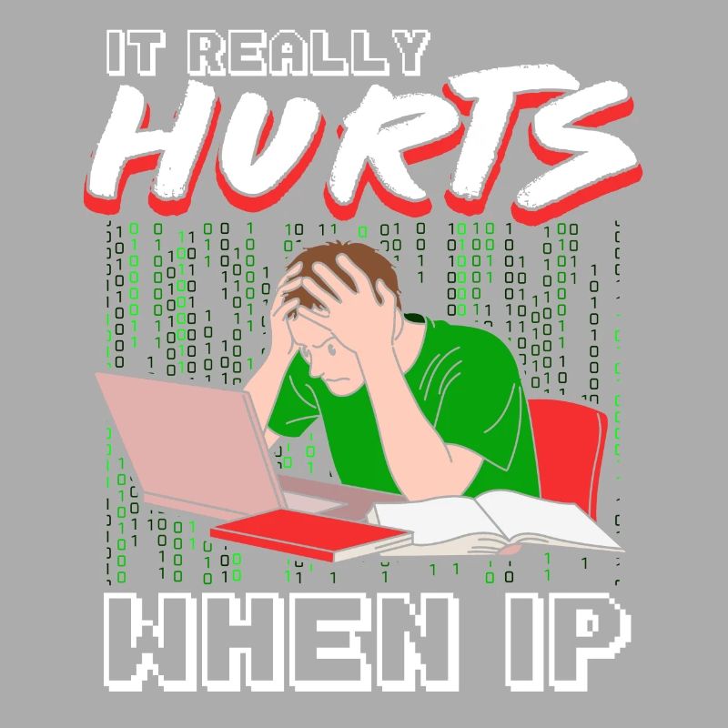 Lustiger Spruch "It Burns when i Pee"!