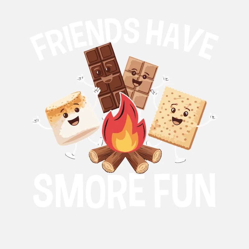 Funny Smores Toasted Marshmallow Graham Crackers