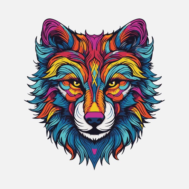 Portrait de loup
