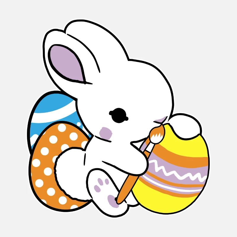 Osterhase Bemalt Ostereiger Eierbemalen