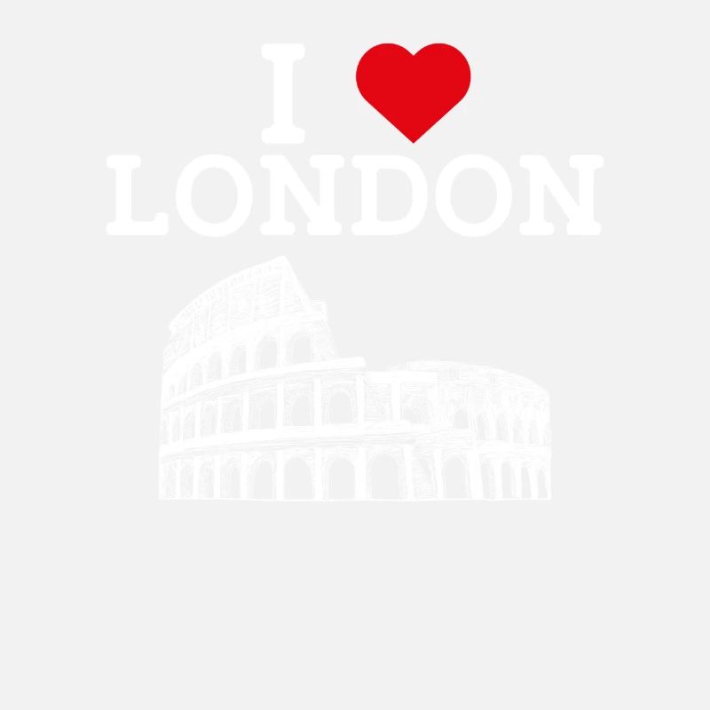 J’aime Londres Colisée Coeur Drapeau Angleterre Amant
