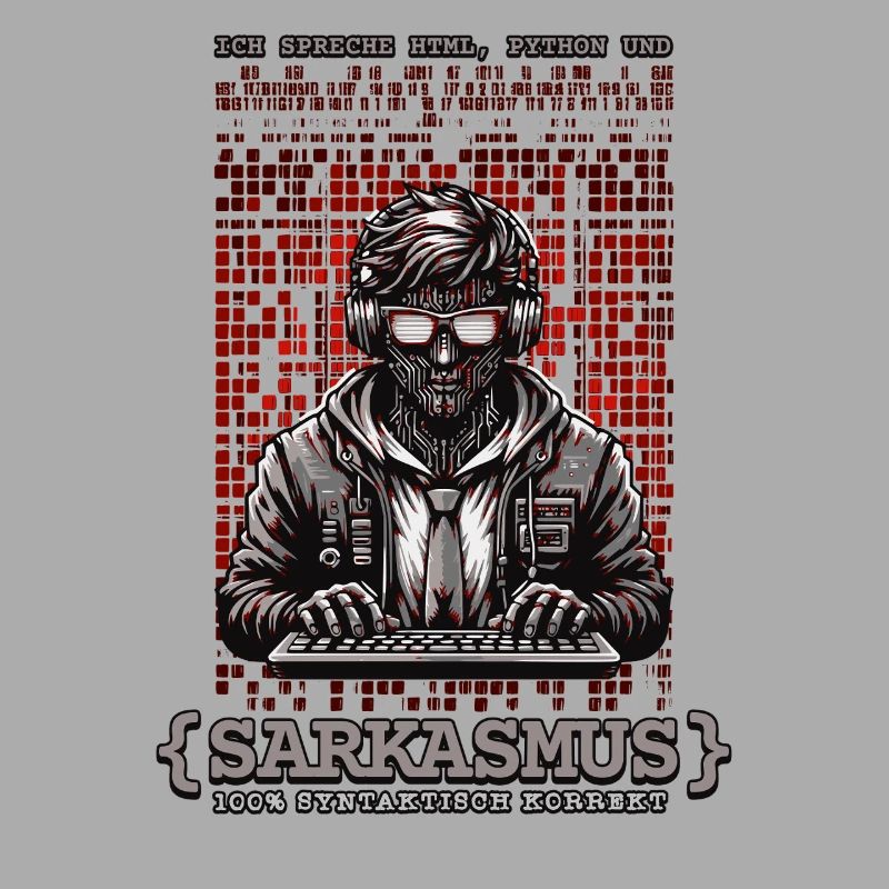 Ich spreche HTML Python und Sarkasmus