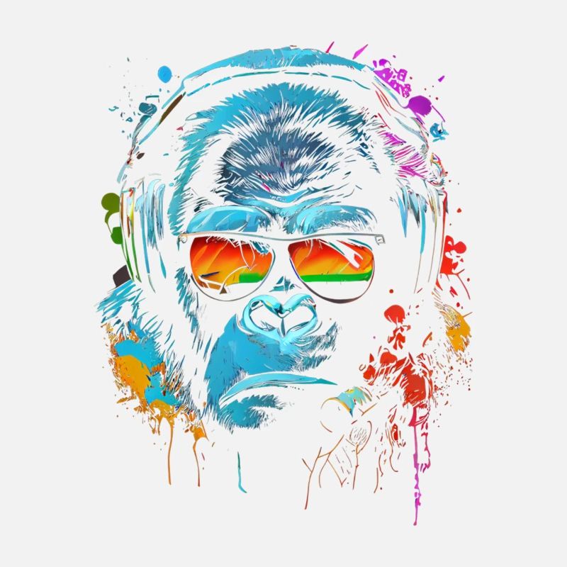 Monkey DJ Écouteurs Lunettes Soleil