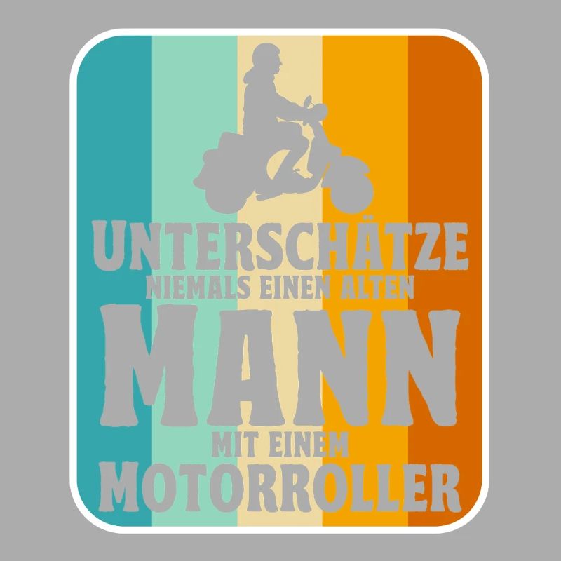 Rollerfahrer Geschenke Motorroller Scooter