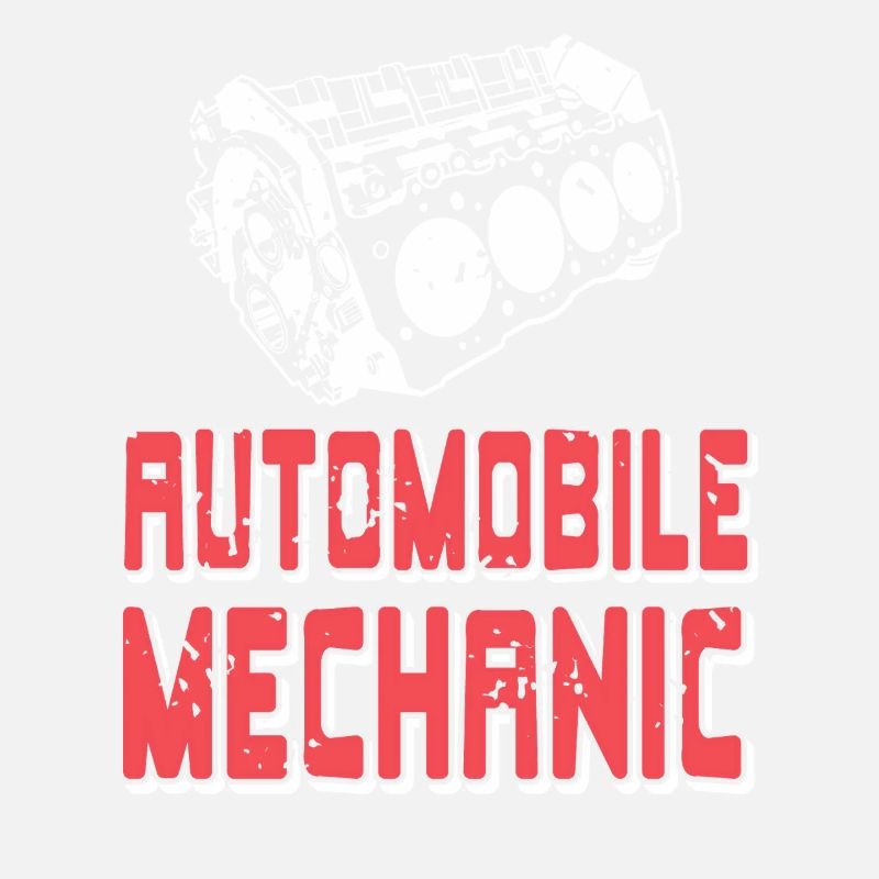 Automobile Mechanic Bold Engine Block Wrench Pride