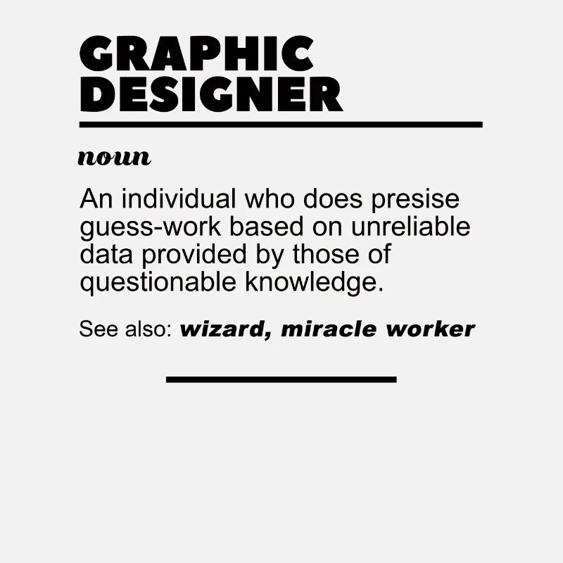 Grafikdesigner Spruch Job Beruf Grafiker Geschenk