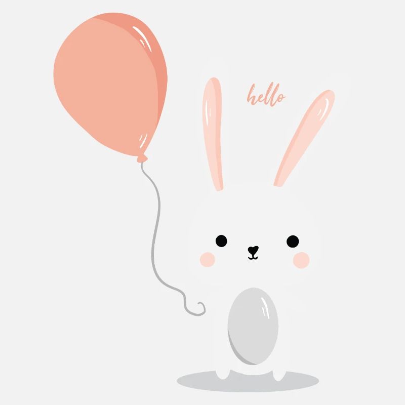 niedlicher Hase - süßes Geschenk Luftballon Sommer