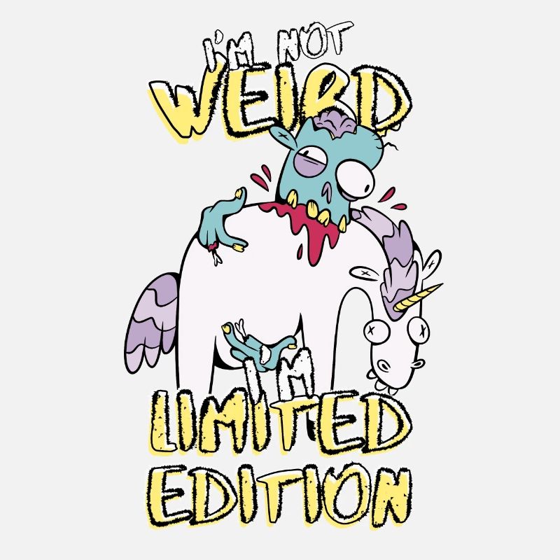 Cartoon Zombie Eats Unicorn - Édition Limitée