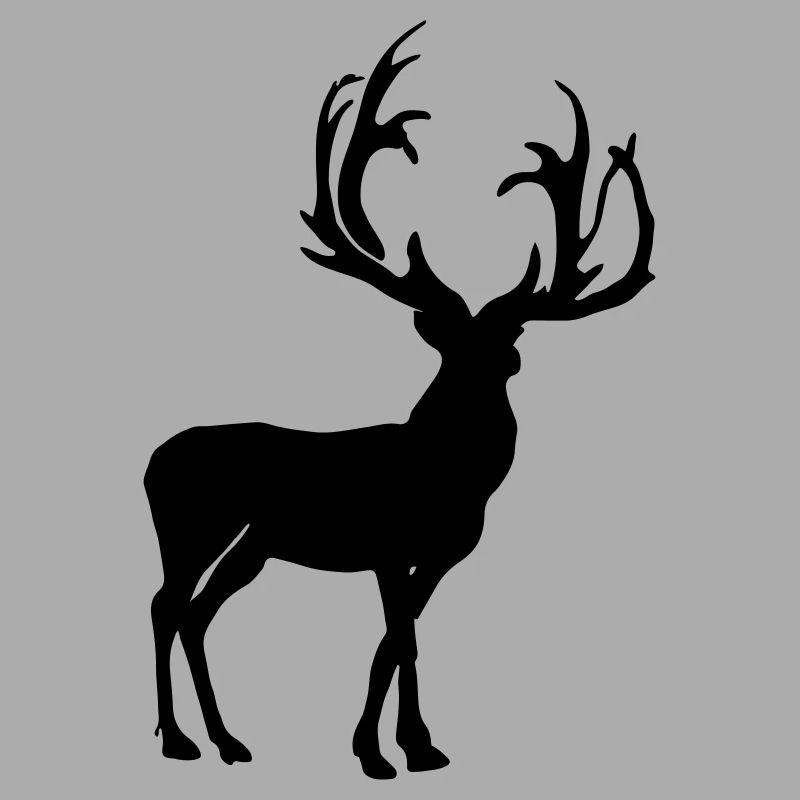 Hirsch Silhouette Vector Gift Idea