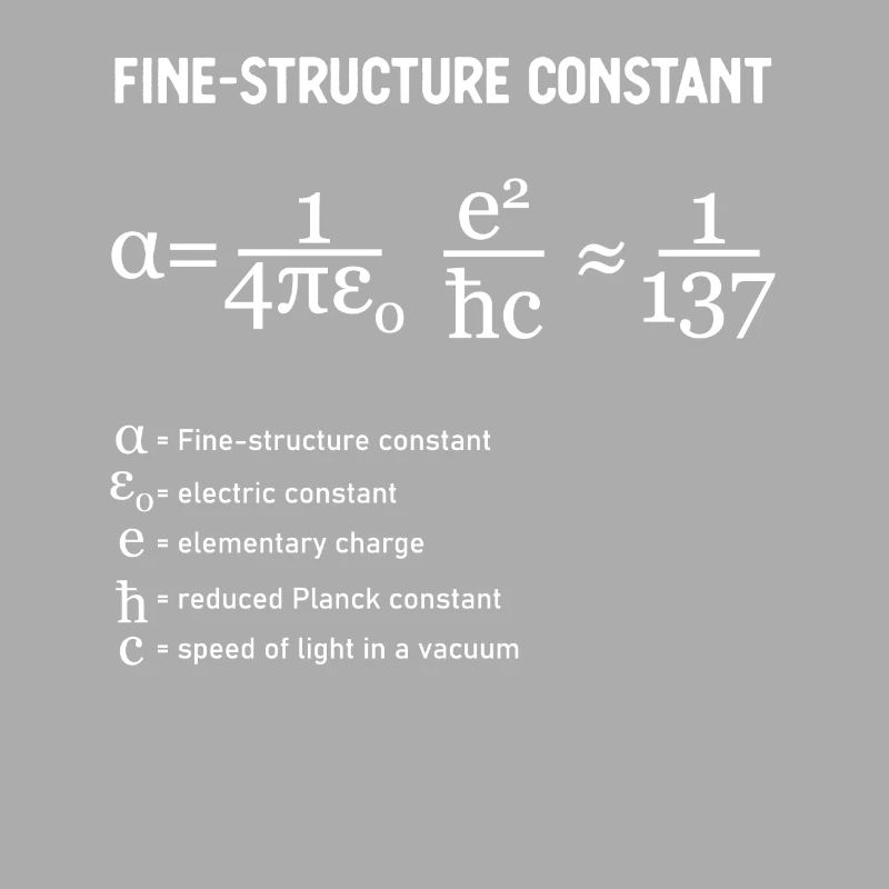 Fine Structure Constant Physik