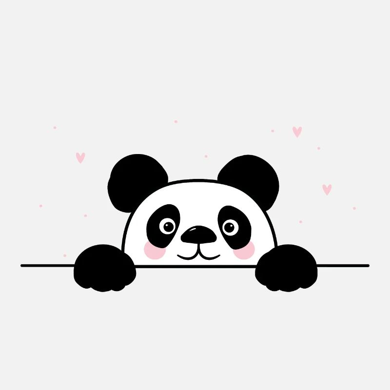 Lovable Panda mit Herzchen