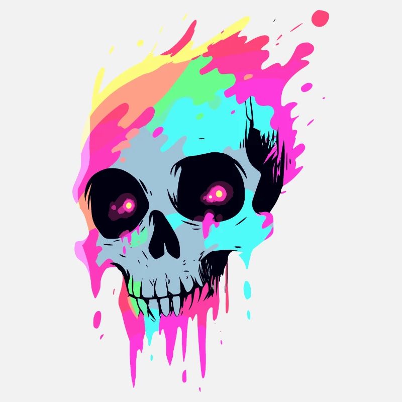Cute Punk Skull / Kawaii Punk Skull