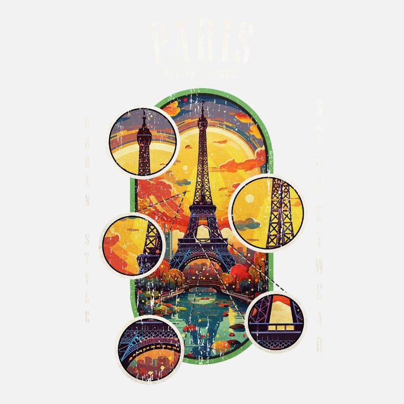Paris Eiffelturm Frankreich Stadt Skyline Kunst