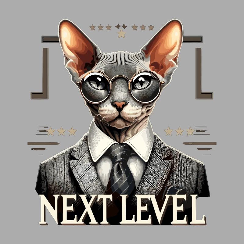 Cornish Rex Anzug Next Level Katze Geschenk