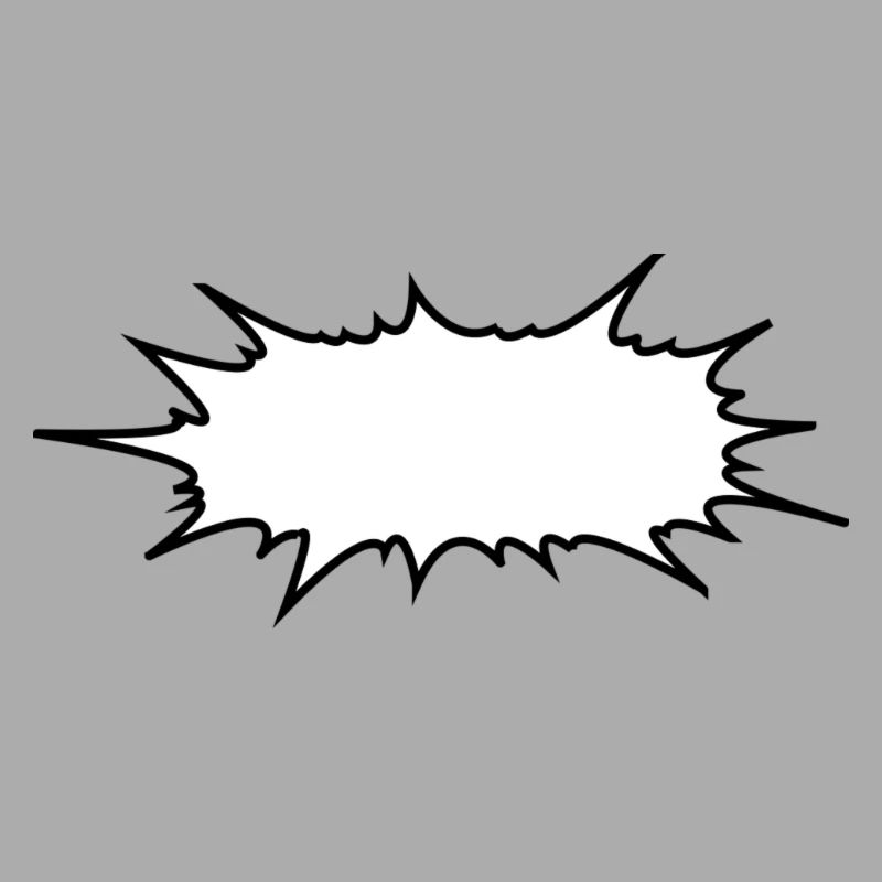 Splash speech bubble