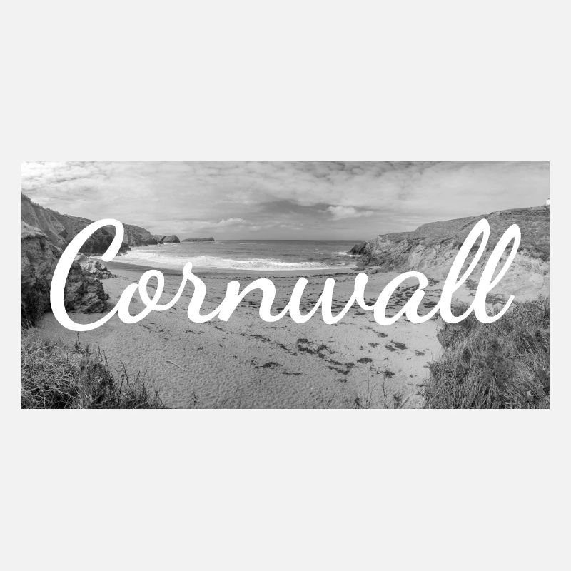 Lettrage rétro à Cornwall en Angleterre
