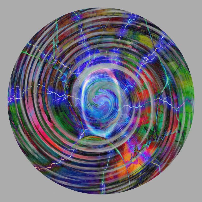 Boule de couleur éclair, boule de couleur éclair