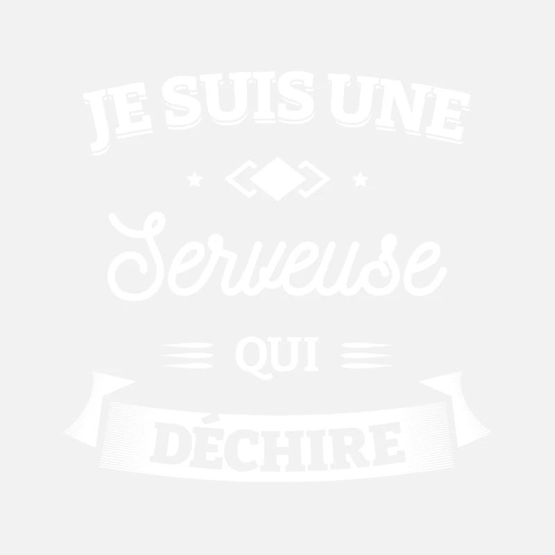 SERVEUSE QUI DÉCHIRE