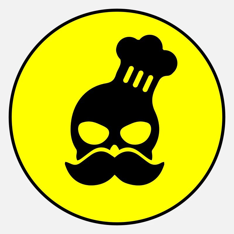 Icône du crâne de cuisinier