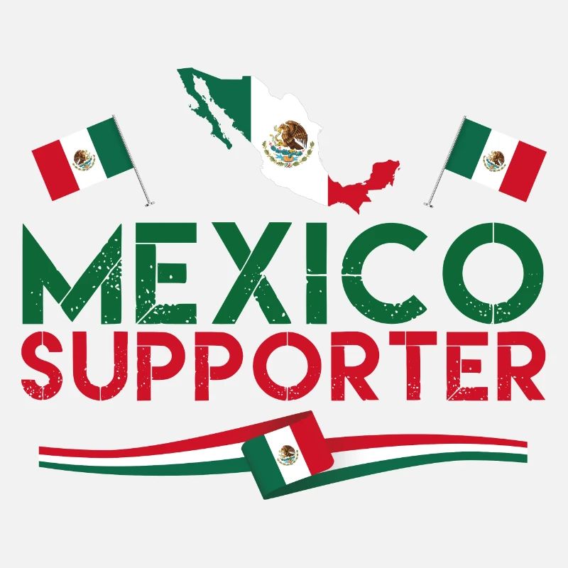 fan de Mexico supporter. Supporter de Mexique.