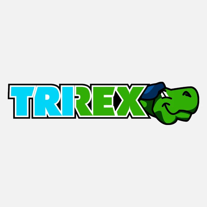 Le logo de lettrage TRI REX est le triathlon